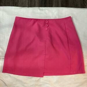 SHEIN Women’s Asymetric Hem Skirt 1X Colorful Casual Barbie Coconiut Girl Preppy